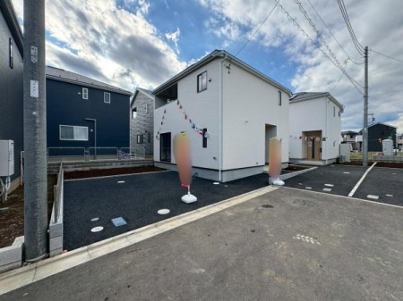 東京都八王子市川口町の新築一戸建ての現地外観写真