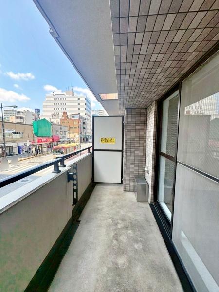 東京都八王子市横山町の中古マンションのバルコニー